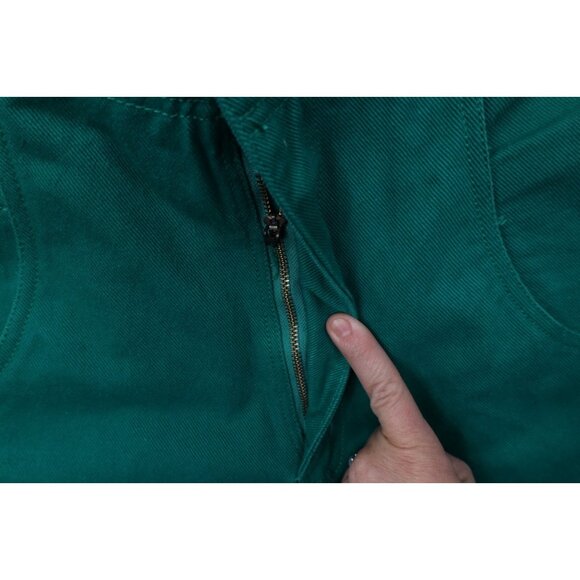 Deadstock Vintage 90s Streetwear Mens 38x34 Baggy Relaxed Skateboard Jeans Green - Picture 6 of 16